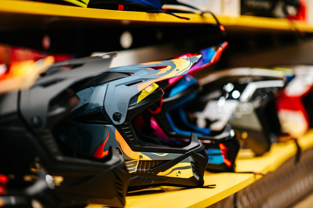 Photo de casques de moto - Moto Pro Shop à La Bâthie