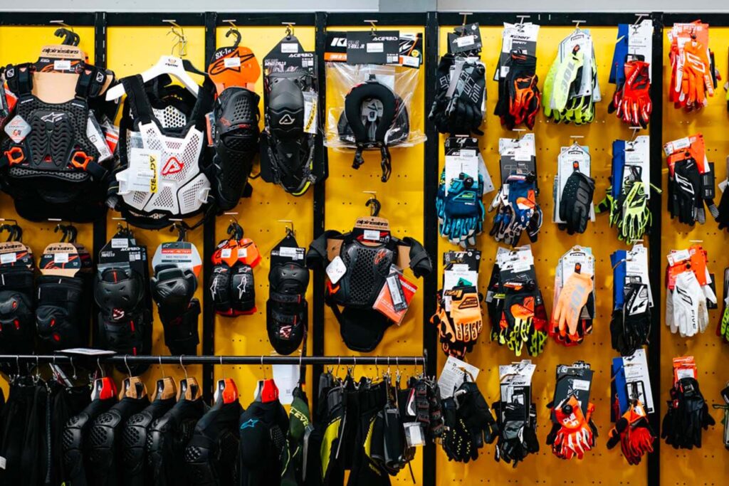 Photo d'équipement et accessoires pour motards
